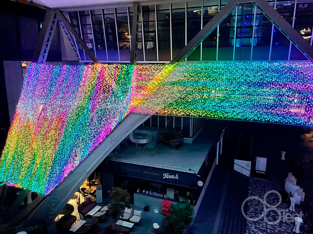 テレビ塔イルミネーションイベント「青の洞窟」LEDマッピング