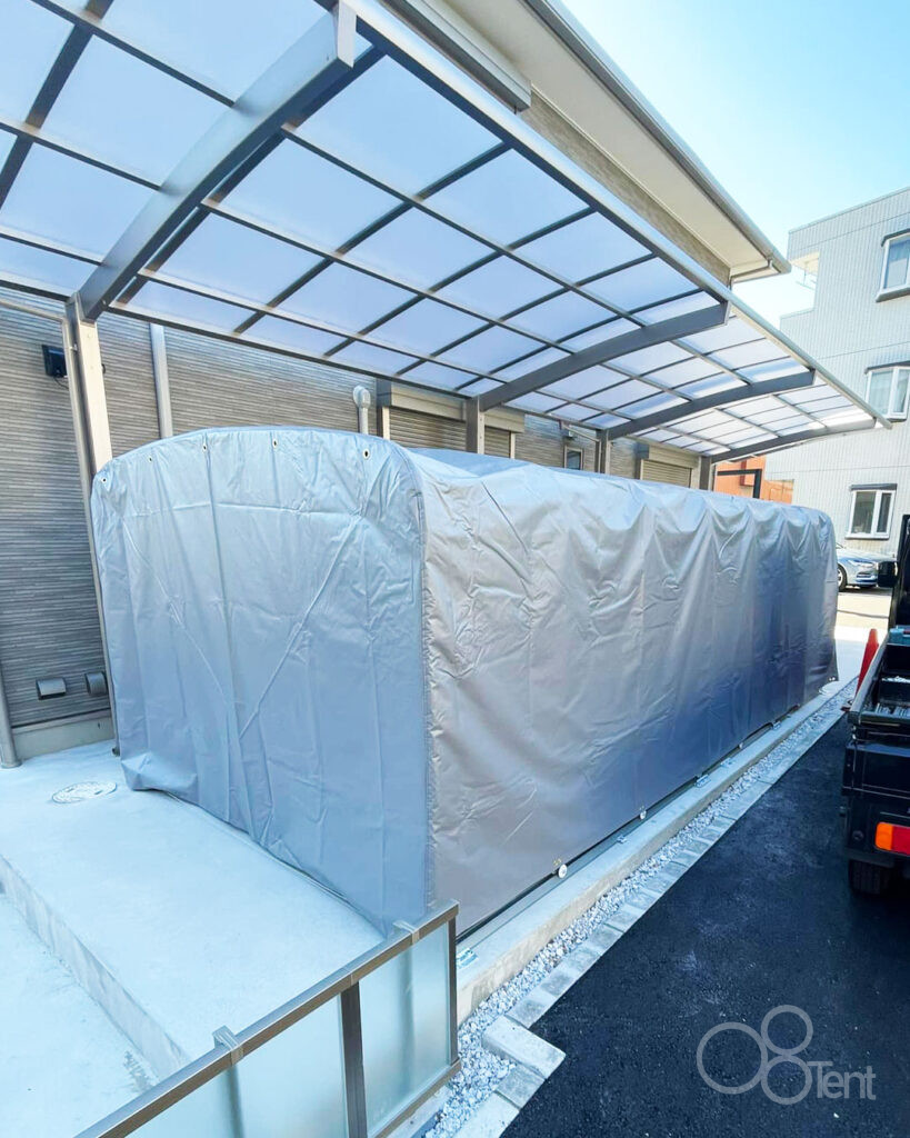 アコーディオンガレージ（合田産業） アコーディオンガレージ（折り畳み式車庫）| 車庫・ガレージ｜合同産業
