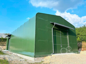 テント倉庫を新設施工|愛知県瀬戸市