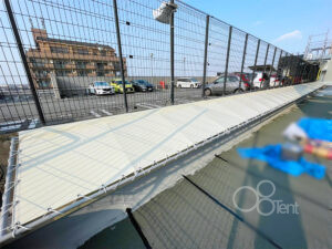 マンション屋上テントのシート張替え|愛知県岩倉市