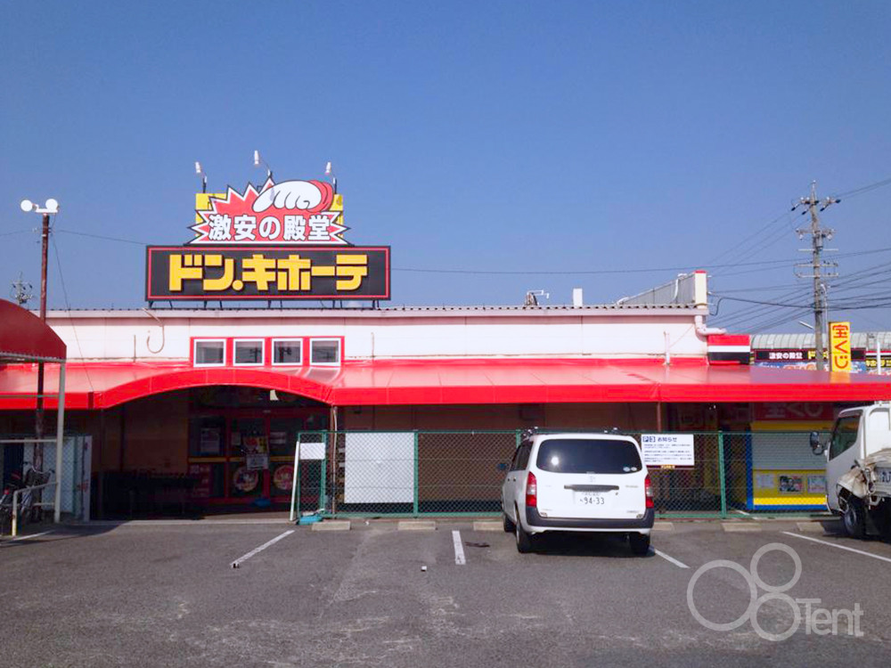 店舗用テント・通路テント屋根のシート張替え｜愛知県名古屋市