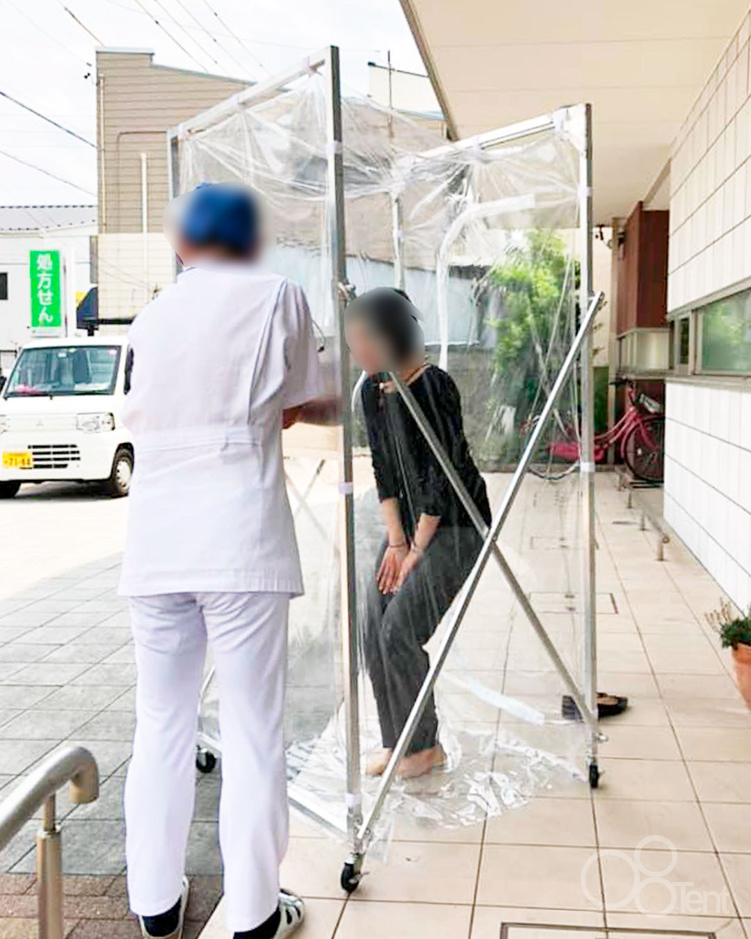 医療機関向け検査用ブースを製作