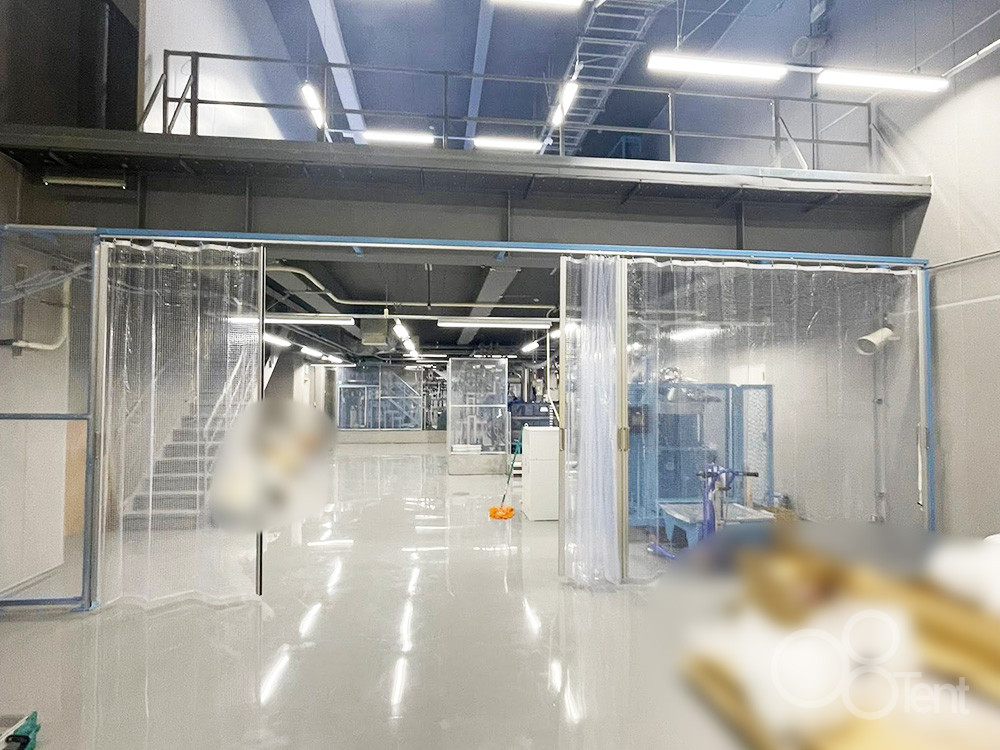 半導体工場内の粉塵飛散防止カバー＆エリア間仕切りカーテン新設工事｜群馬県高崎市